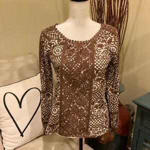 Tory Burch Scoop Neck Blouse 🩷